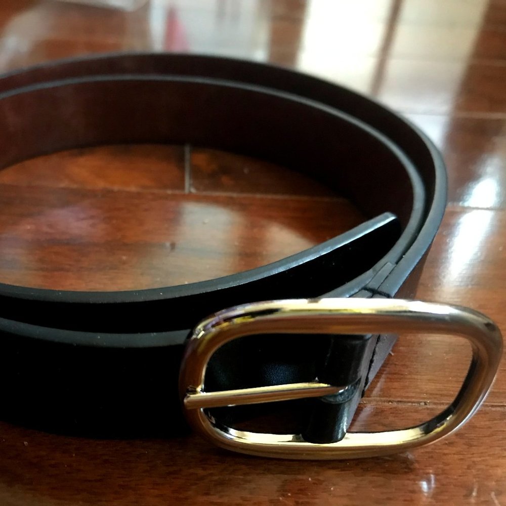 BRAND NEW! Black PU Leather Belt